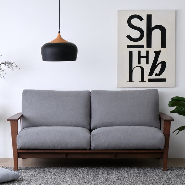 SOFA 2.5P KICCA 160 GỖ OAK – DBR/GY SOFA 2.5P KICCA 160 GỖ OAK – DBR/GY