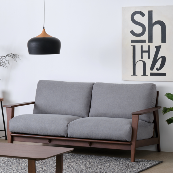 SOFA 2.5P KICCA 160 GỖ OAK – DBR/GY SOFA 2.5P KICCA 160 GỖ OAK – DBR/GY